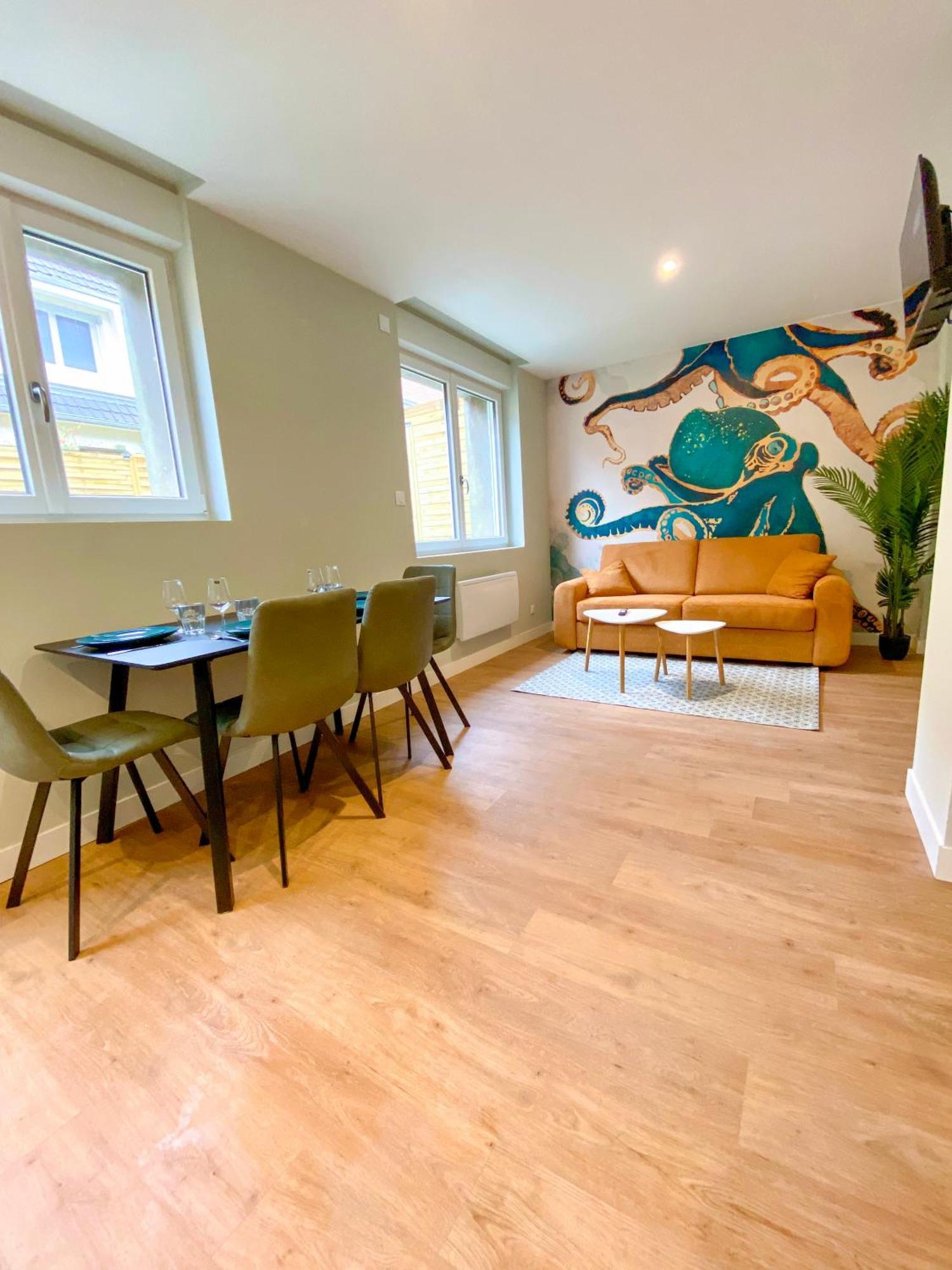לה פורטל L'Octopus - Appartement 2 Adultes 2 Enfants Jardin, Proche Centre Et Plage מראה חיצוני תמונה